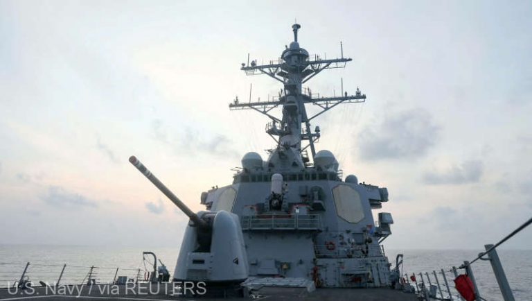 Nava de război americană USS Milius a traversat strâmtoarea Taiwan în urma exercițiilor Chinei