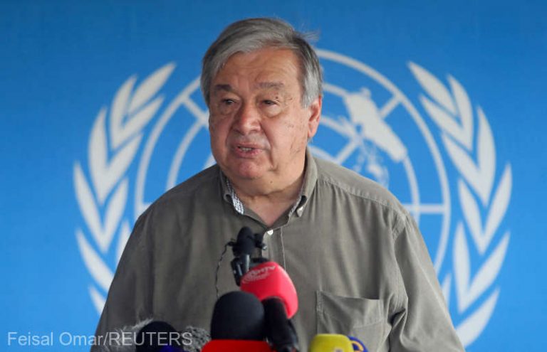 Șeful ONU merge în Egipt pentru a pleda pentru un armistiţiu în Gaza