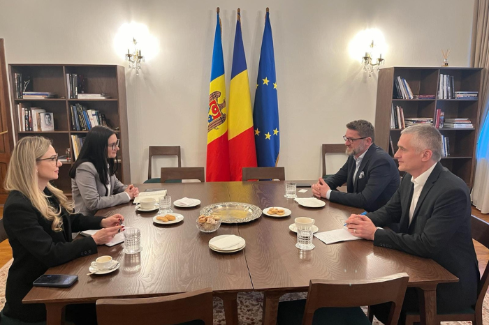 Cristina Gherasimov s-a întâlnit cu ambasadorul României