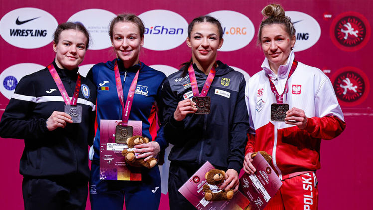 Luptătoarea Mariana Draguțan a luat argintul la Campionatul European