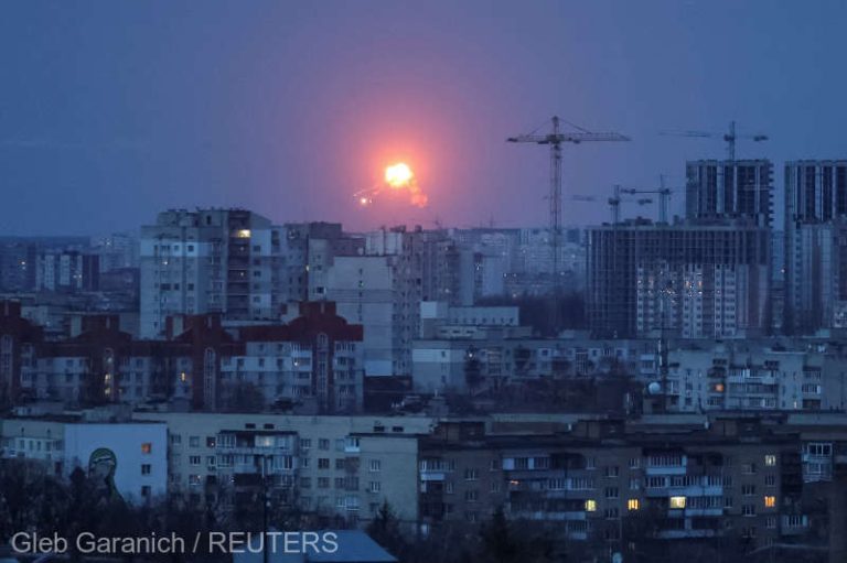 Kievul, cutremurat de explozii puternice