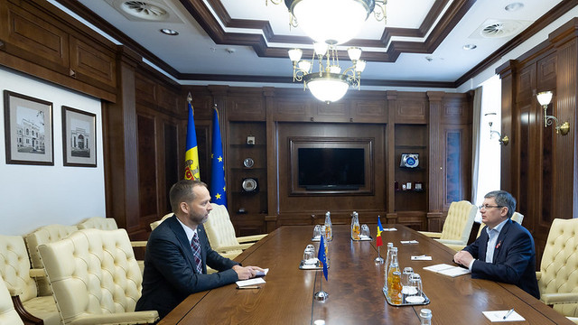 Igor Grosu s-a întâlnit cu Ambasadorul Uniunii Europene la Chișinău