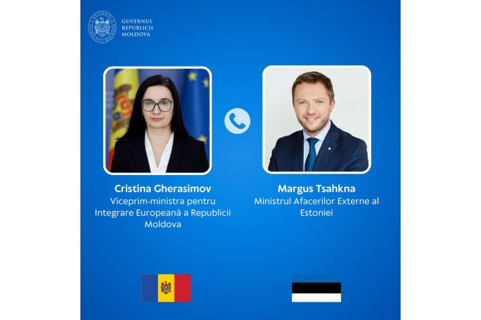 Cristina Gherasimov a vorbit la telefon cu ministrul Afacerilor Externe al Estoniei