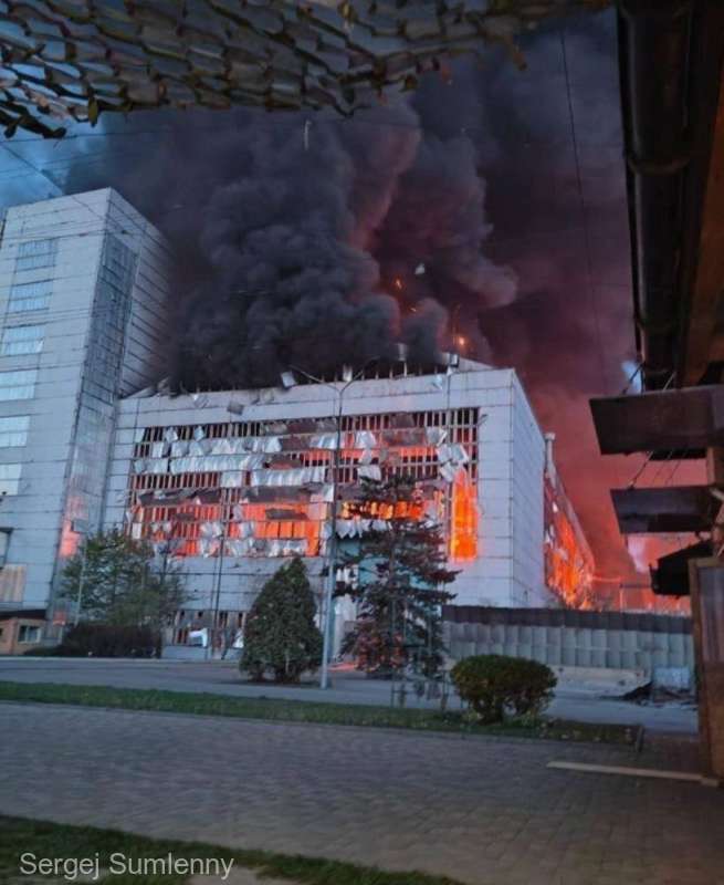 Armata rusă a distrus cea mai mare termocentrală din Ucraina
