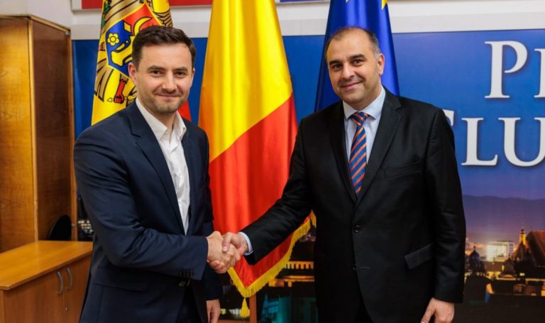 Ilie Ceban s-a întâlnit cu viceprimarul orașului Cluj Napoca