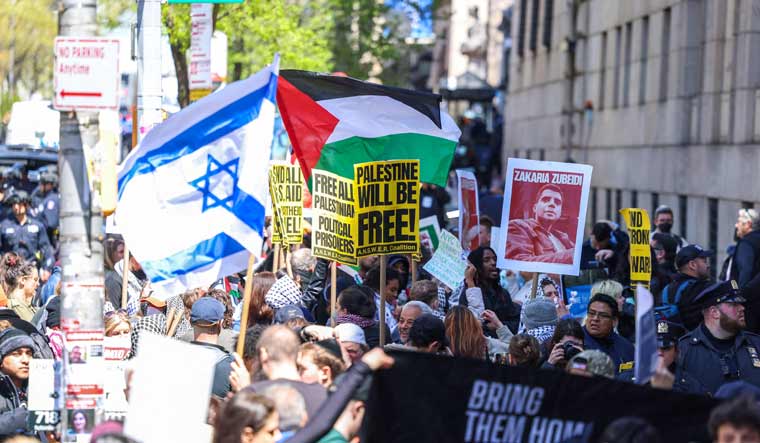 Protestele studenţeşti împotriva războiului din Gaza s-au extins la zeci de universităţi din SUA