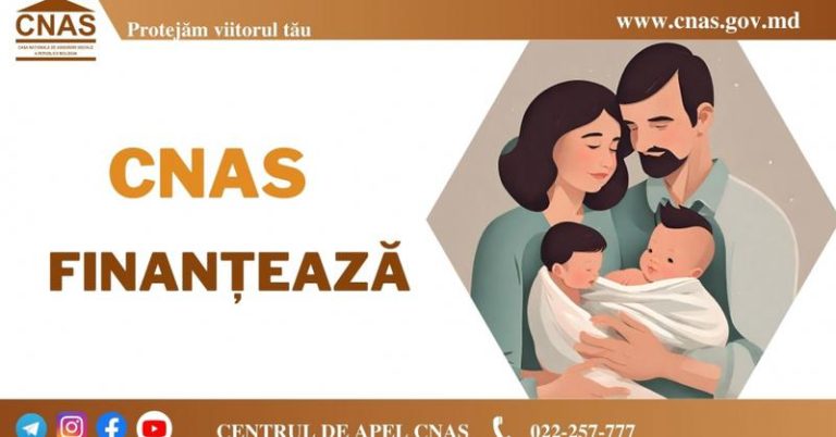CNAS a finanţat indemnizaţiile pentru familiile cu copii