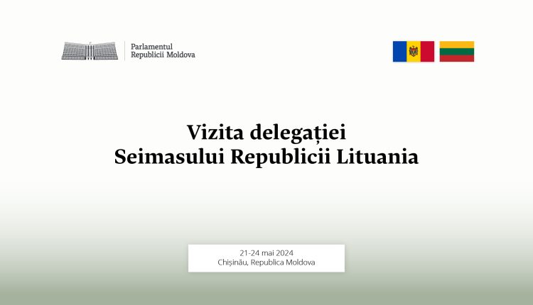 Parlamentari lituanieni fac o vizită în ţara noastră