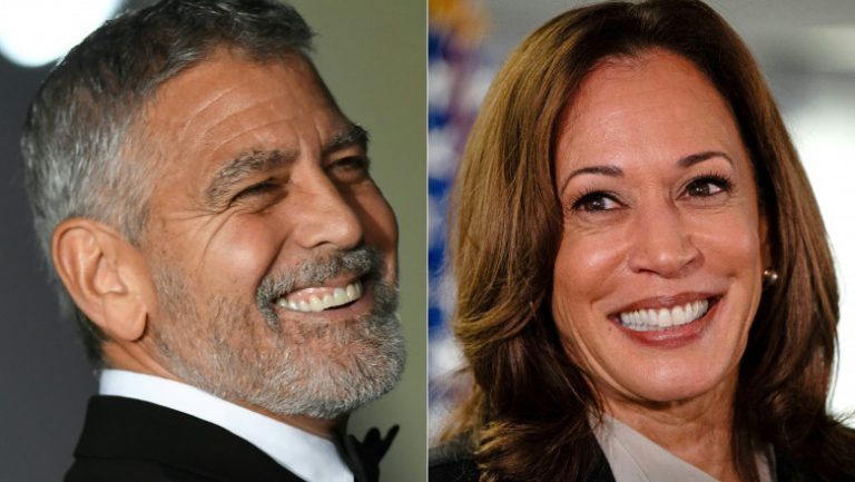George Clooney anunţă că o susţine pe Kamala Harris