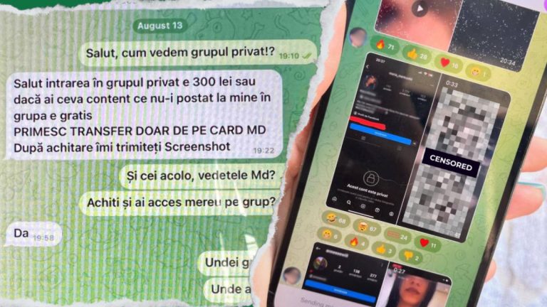 Poliția investighează mai multe cazuri legate de un cont de Telegram: Publică imagini indecente cu fete și femei din Moldova