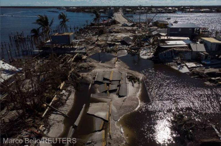 Bilanţul provizoriu în urma uraganului Ian depăşeşte 110 morţi; circa 300.000 persoane au rămas fără curent