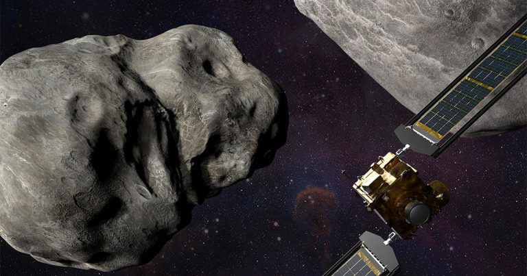 Asteroidul lovit de NASA a lăsat o urmă pe o distanță de 10.000 de kilometri