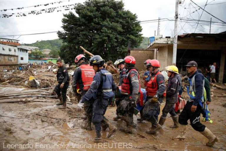 Alunecare de teren în Venezuela: Cel puţin 25 de morţi şi 52 de dispăruţi