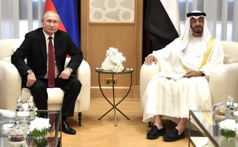 Putin îl primeşte la Moscova pe preşedintele EAU