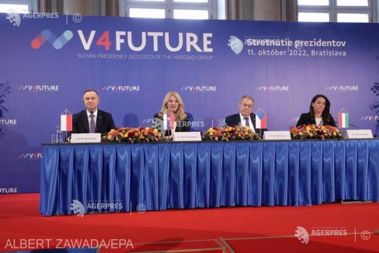 Preşedinţii statelor din grupul de la Visegrad condamnă agresiunea Rusiei împotriva Ucrainei