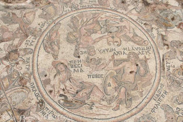 Un mozaic rar din epoca romană a fost descoperit în Siria