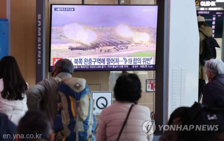 Schimb de focuri de avertizare între cele două Corei la frontiera maritimă