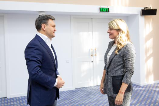 Dorin Recean și ministra de Externe Mélanie Joly – au condamnat agresiunea militară a Rusiei împotriva Ucrainei