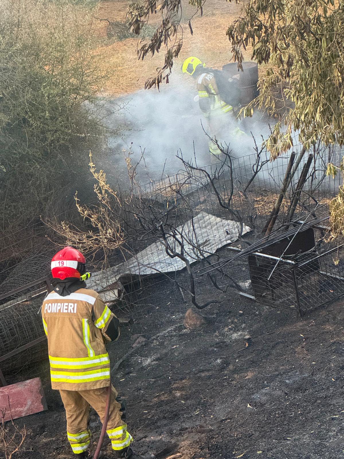 Pompierii moldoveni sunt implicați activ la stingerea incendiilor de vegetație din Grecia 4 pompieri Grecia 5