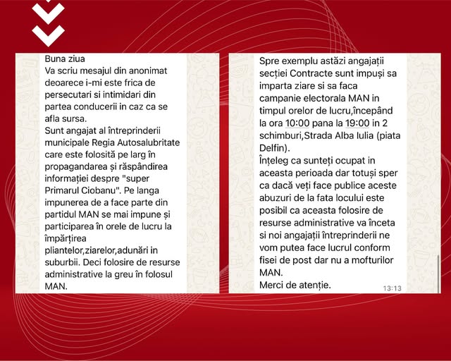 scrisoare anonima