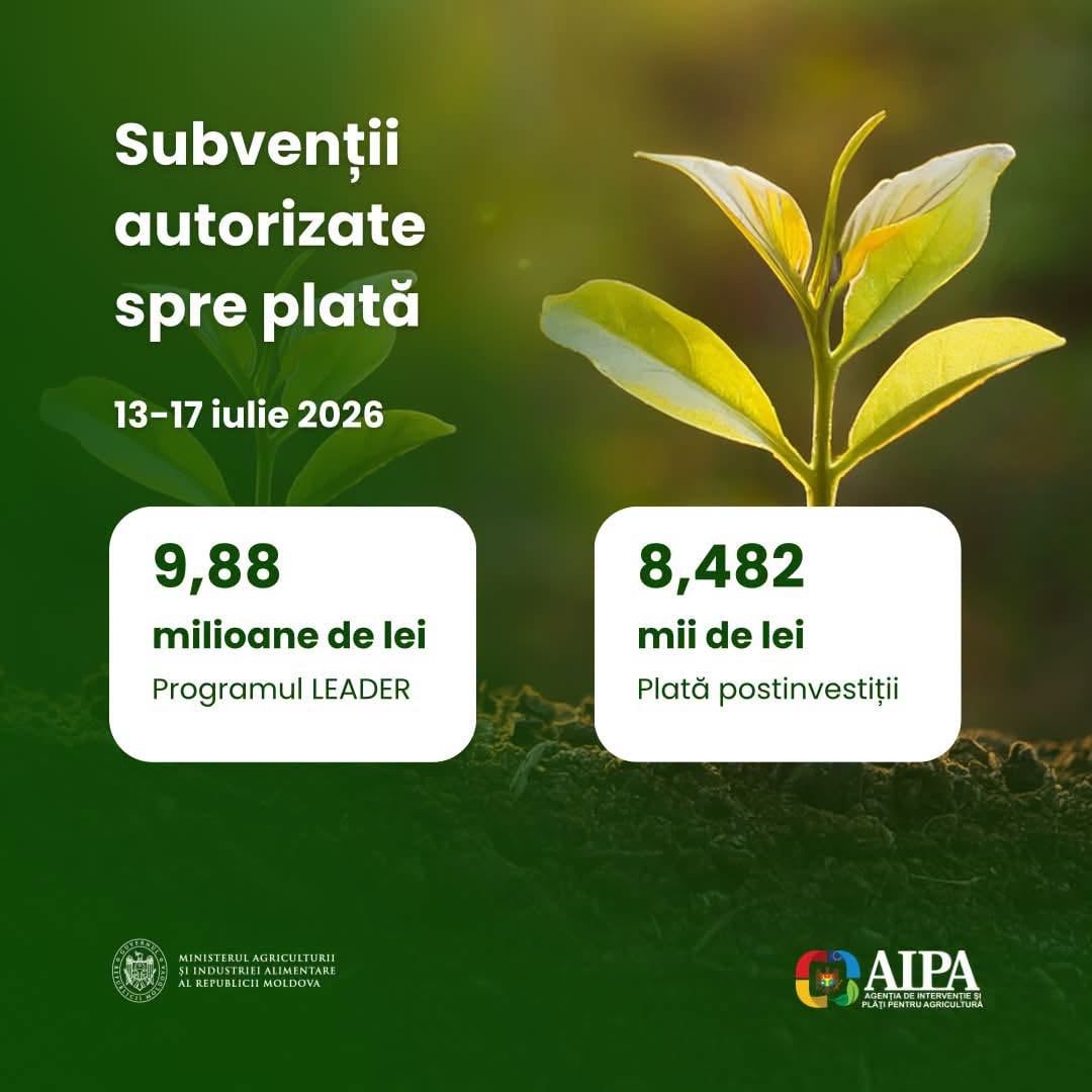 Subvenții de circa 10 milioane de lei pentru agricultori, autorizate spre plată în ultima săptămână 1 5 116