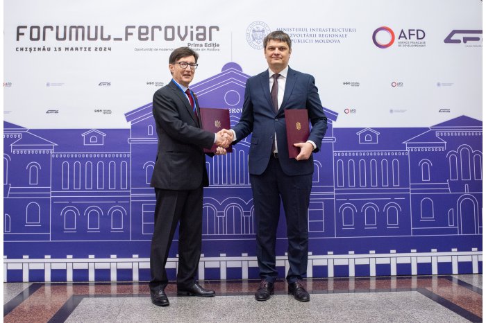 FOTO/ La Chişinău, s-a desfăşurat prima ediţie a Forumului Feroviar din Republica Moldova