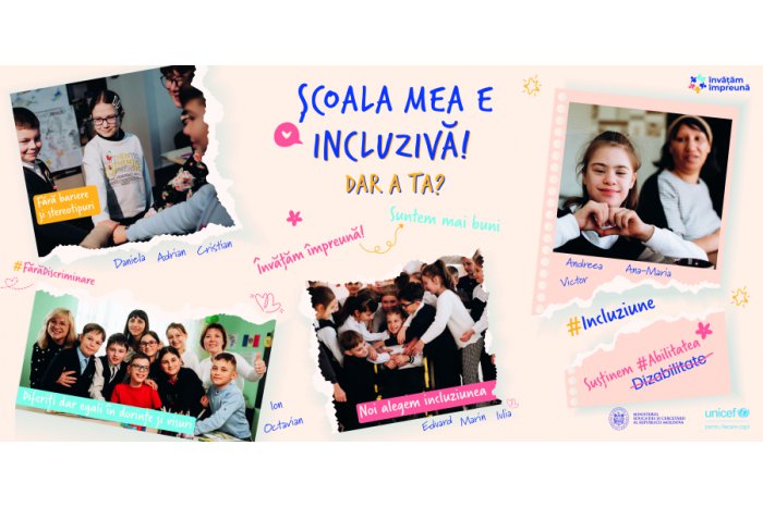Lansarea campaniei naționale de promovare a educației incluzive ‘Învățăm împreună!’