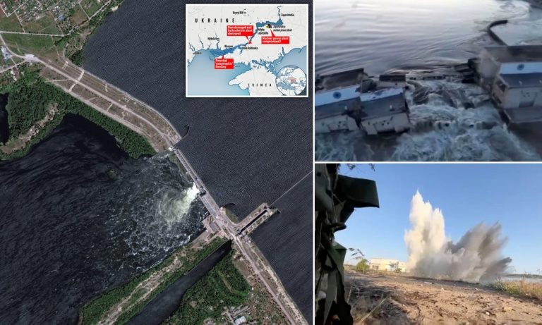Londra se declară prudentă şi aşteaptă mai multe informaţii despre distrugerea barajului ucrainean