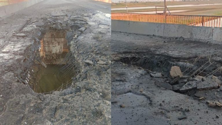 Podul lovit de Kiev între Crimeea şi o zonă ocupată ‘nu mai este utilizabil’ (responsabil rus)