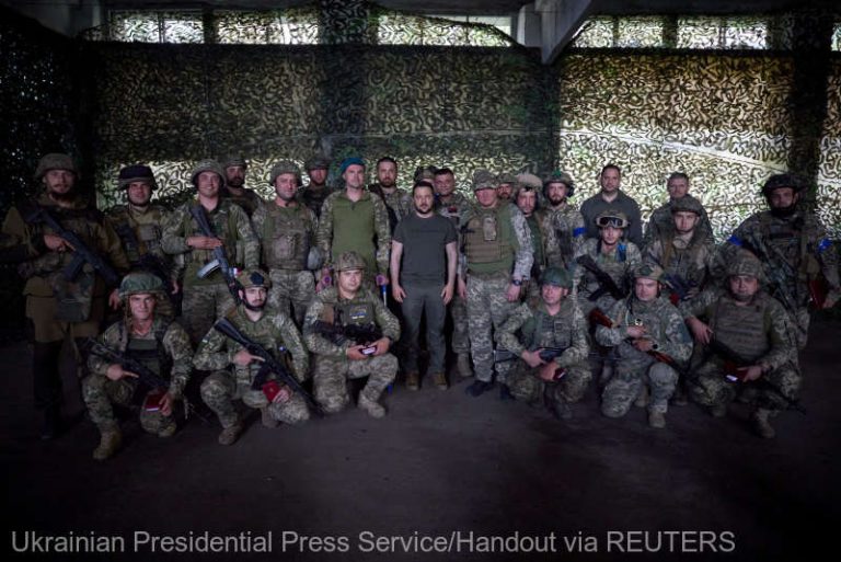 Zelenski laudă avansul trupelor ucrainene pe front – VIDEO