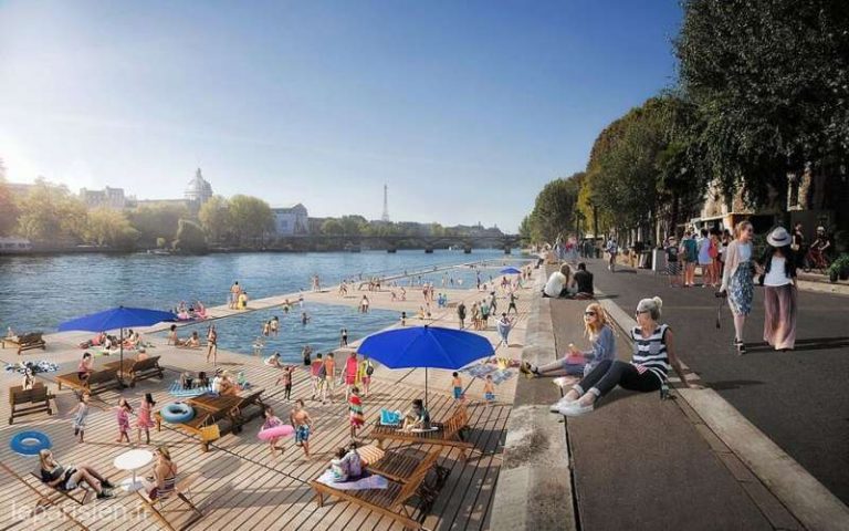Parizienii şi turiştii vor putea înota din nou în Sena – VIDEO