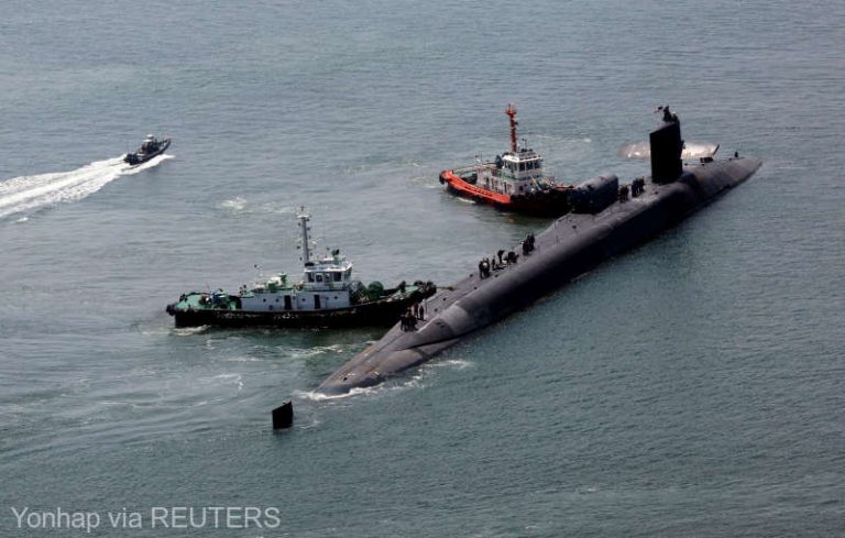 Coreea de Nord denunţă acţiunea SUA de a aduce în peninsulă un submarin cu rachete nucleare