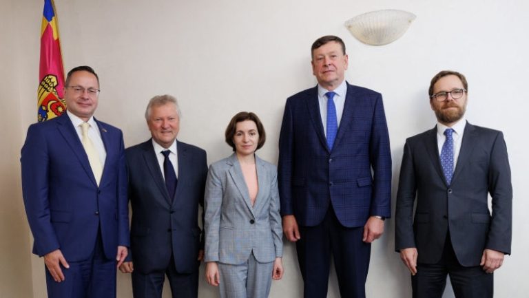 Maia Sandu s-a întâlnit cu un grup de parlamentari lituanieni