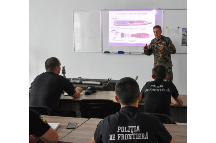 Polițiștii de frontieră și carabinierii își vor consolida capacitățile de recunoaștere a obiectelor explozibile