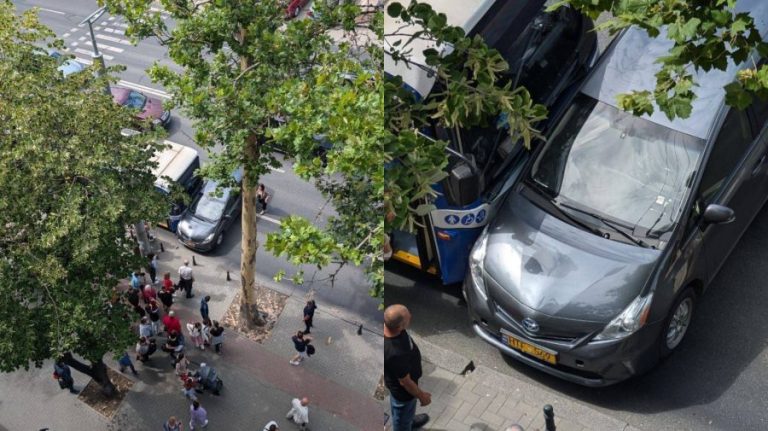 Accident în buricul Capitalei: Un troleibuz plin cu pasageri a fost acroşat în trafic