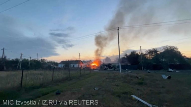 Stare de urgenţă la Lipeţk! O bază aeriană militară rusă este în flăcări