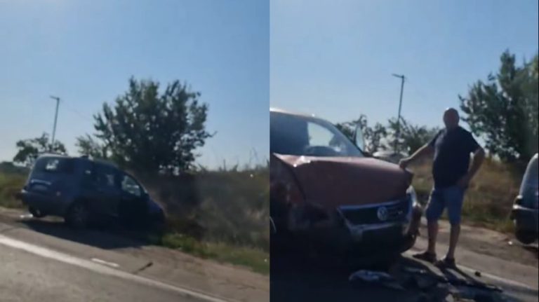 Accident la Budeşti. O persoană a ajuns la spital