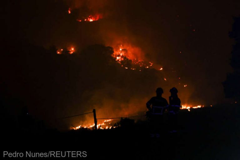Portugalia luptă din nou cu incendiile de pădure favorizate de revenirea caniculei