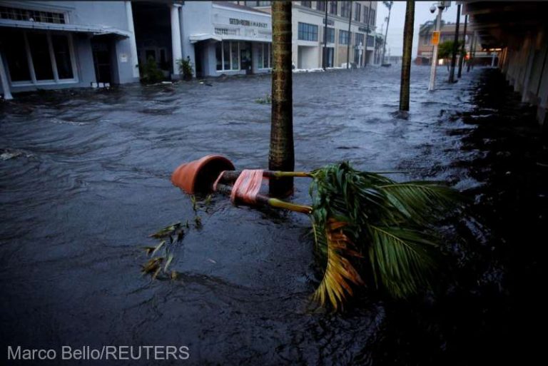 Uraganul Ian, retrogradat în categoria furtunilor tropicale; milioane de americani au rămas fără electricitate