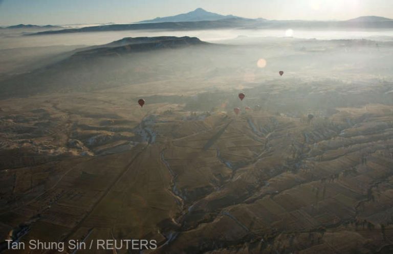 Doi turişti au murit într-un accident de balon cu aer cald în Cappadocia