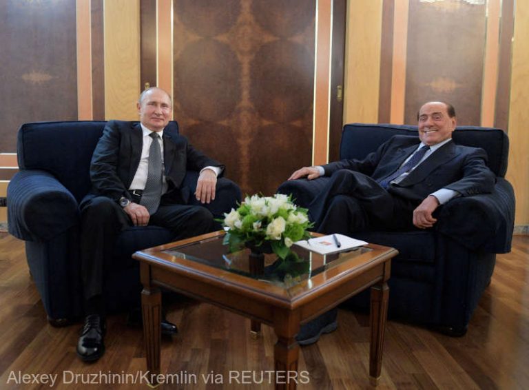 Putin deplânge pierderea ‘ireparabilă’ a unui ‘prieten adevărat’, într-un omagiu către fostul premier italian Berlusconi
