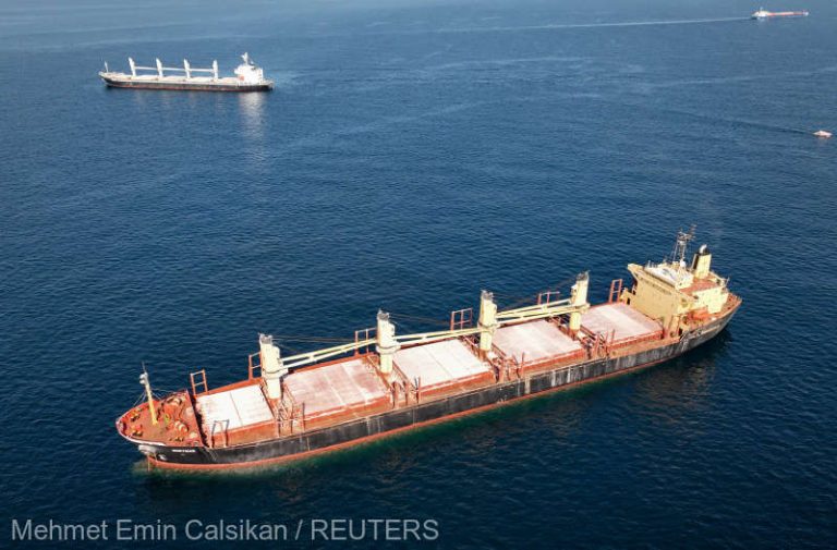 Ucraina anunţă sechestrarea unei nave acuzate că transporta cereale din peninsula Crimeea ocupată