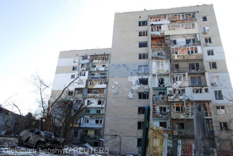 Aproape 1.180 de imobile de locuit au fost distruse de armata rusă în oraşul Harkov (primar)