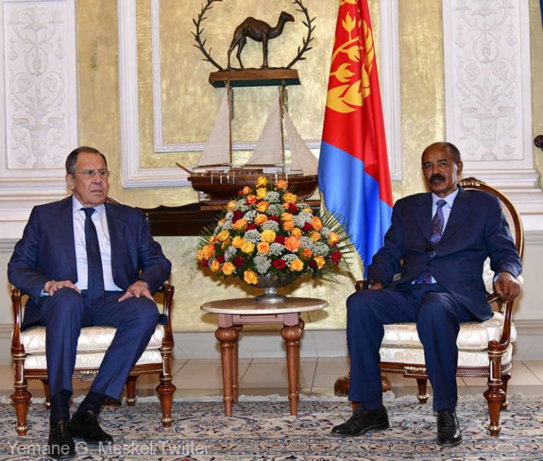 Serghei Lavrov a făcut o vizită-fulger în Eritreea