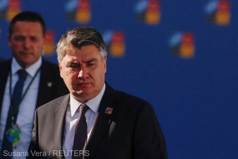 Kievul îl critică dur pe preşedintele Croaţiei