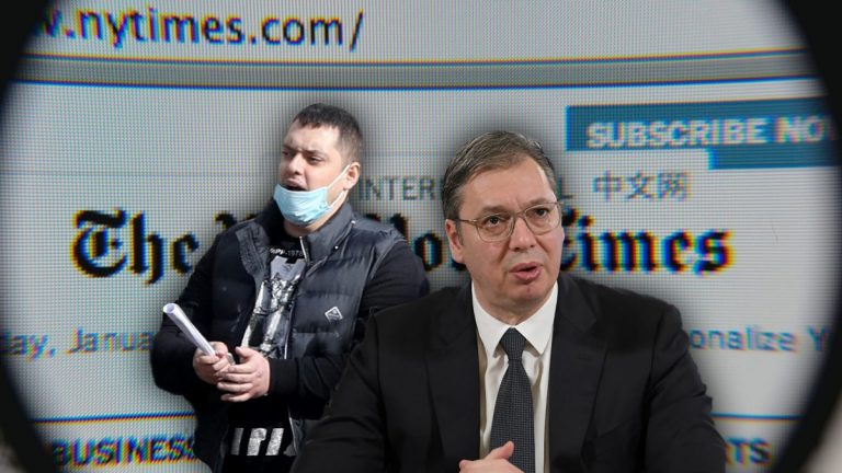 The New York Times: Vučić folosește bandele criminale pentru a răspândi teama în societate