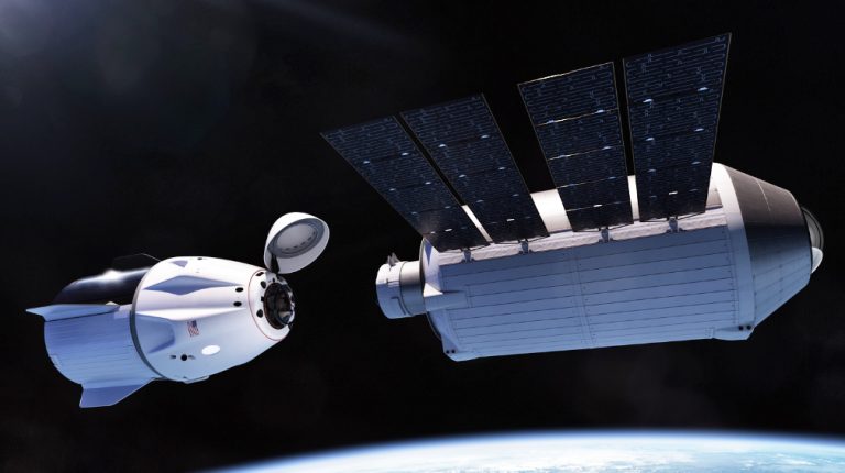 SpaceX va lansa prima staţie spaţială comercială până la jumătatea anului 2025