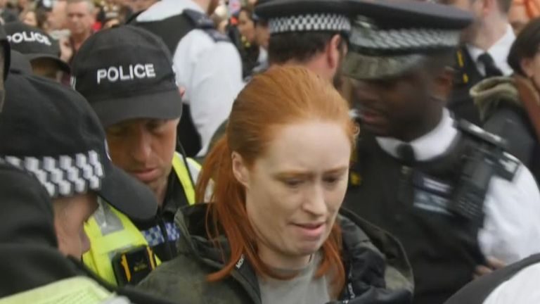 Confundată cu o protestatară, o fană a familiei regale britanice a fost reţinută 13 ore la poliţie – VIDEO