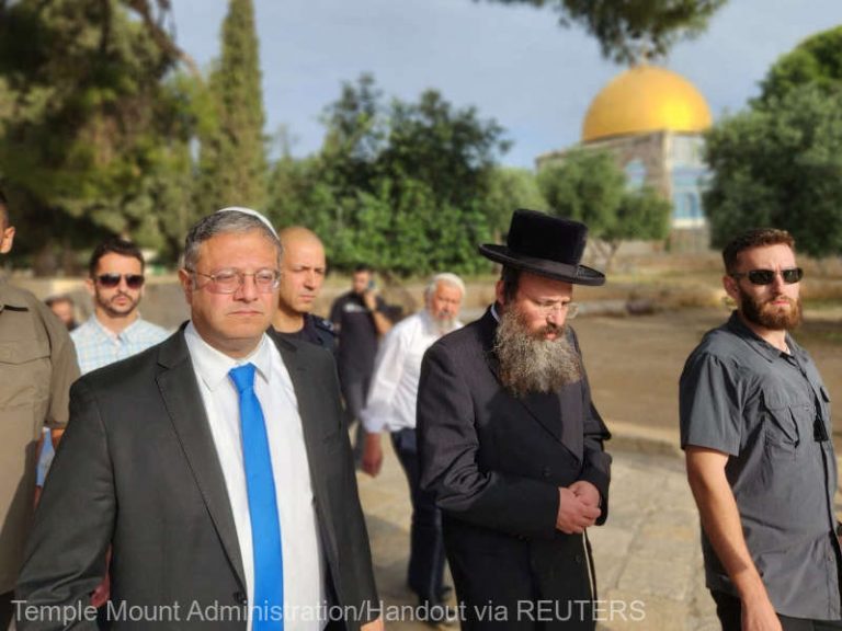 SUA denunţă vizita unui ministru israelian pe Esplanada Moscheilor