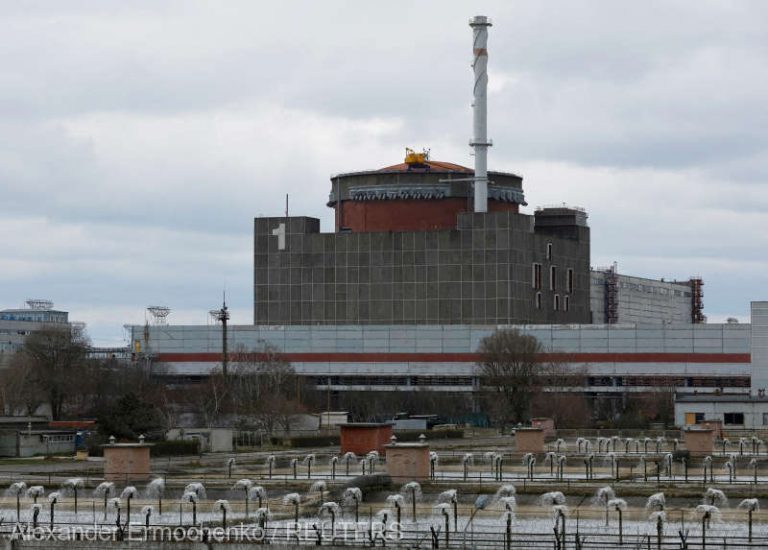 Ucraina a efectuat lovituri cu drone luni asupra oraşului Energodar, aflat în apropierea centralei nucleare Zaporojie